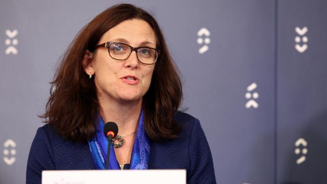 Eurocommissaris Cecilia Malmström leidt namens de EU de onderhandelingen met Mercosur.