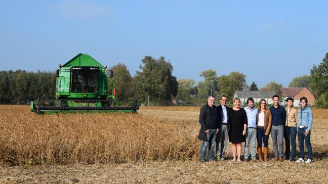 De projectpartners zien alvast een mooie toekomst voor de sojateelt in België.