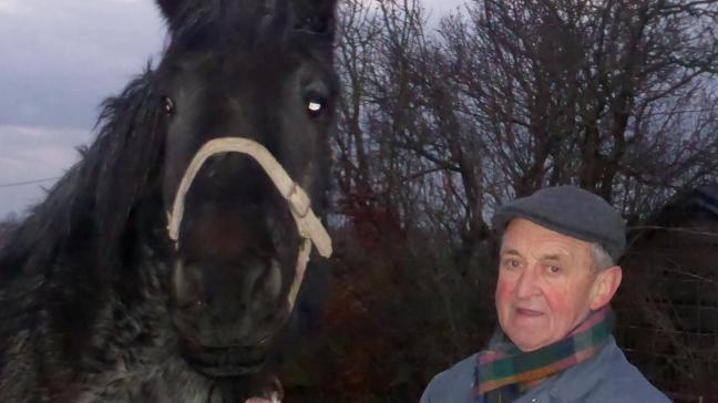 Frans Espeel uit Langemark is al van kinds af aan een liefhebber van paarden.