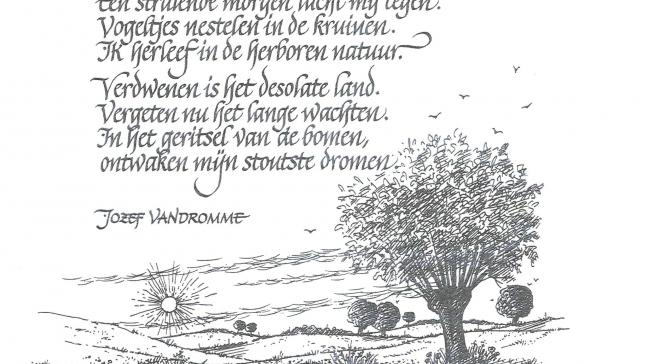 Plattelandsdichter Jozef Vandromme uit Geluwe deelt elke maand van het jaar 2019 een echt buitengedicht met de lezers van Landbouwleven, onder de werktitel ‘Seizoenen Beleven’. De tekening is dit keer van de hand van Frans Lasure.