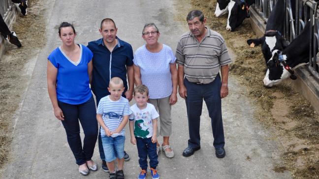 De familie Lievens-Stevens uit Geel, melkveehouders in hart en nieren.