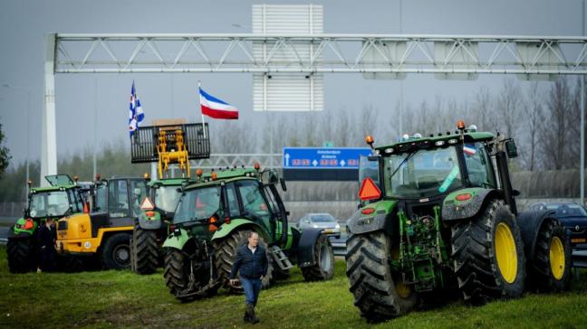 Nederlandse boeren demonstreren tegen stikstofmaatregelen.