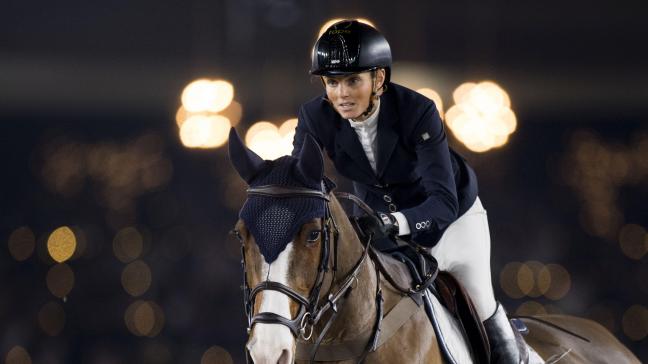 Celine Schoonbroodt de Azevedo met Chepetta op Jumping Mechelen van vorig jaar.