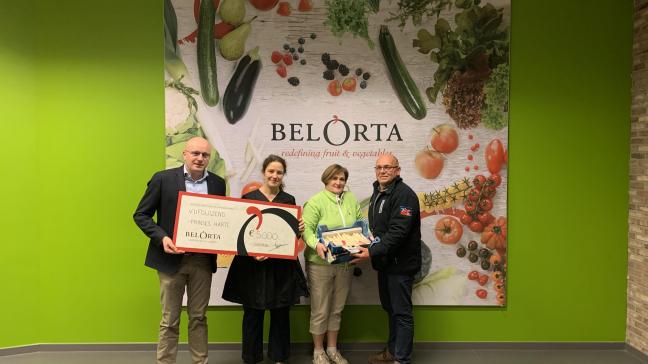 Jo Lambrecht (BelOrta), Elke Du Bin (Prinses Harte), Marja Van Dessel (Den Boschkant) & Roger De Wachter (Fruithandel Sebrechts)
