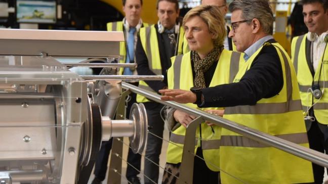 Minister Hilde Crevits bezocht onlangs nog de site van CNH Industrial in Zedelgem.