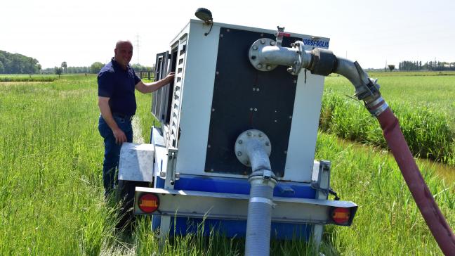 Bij droogte denken veel landbouwers aan irrigatie met water, gecapteerd uit waterlopen. In de toekomst wordt meer gedacht aan peilgestuurde drainage om het water beter te bergen.