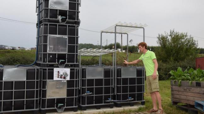 Voor de verwerking van reinigingswater wordt een bioremediatiesysteem, zoals een biofilter of fytobak, gebruikt.
