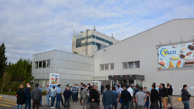 Enkele maanden geleden werd aan de Milcobel-vestiging in Langemark actie gevoerd tegen de lage melkprijzen.