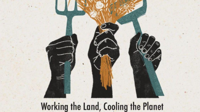 Wij bewerken het land en koelen de planeet.  Dat is de boodschap waarmee de boerenorganisaties naar de betoging afzakken.