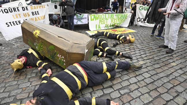 De manifestatie was een initiatief van verenigingen zoals Boerenforum, Mouvement d'Action Paysanne, Youth For Climate, Grootouders voor het Klimaat of Inter-Environnement Wallonie.