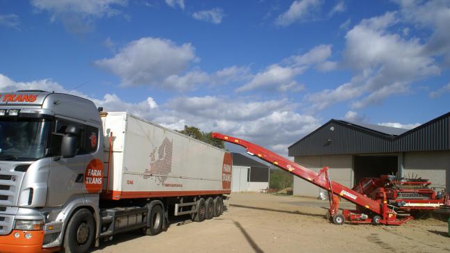 Tussen oogst en 1 februari werden 1,72 miljoen ton aardappelen afgeleverd.