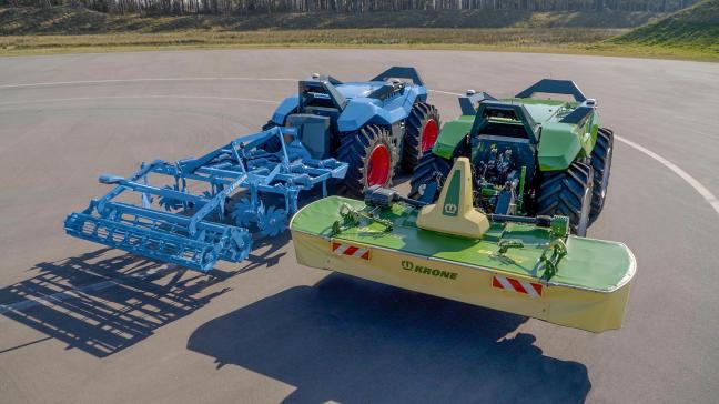 Lemken en Krone hebben de krachten gebundeld om een autonome, zelfrijdende tractor te bouwen.
