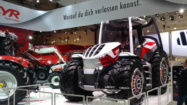 Op Agritechnica van 2019 liet Steyr een futuristisch concept zien.  Vandaag krijgt dit verdere uitwerking met een hybride aandrijflijn.