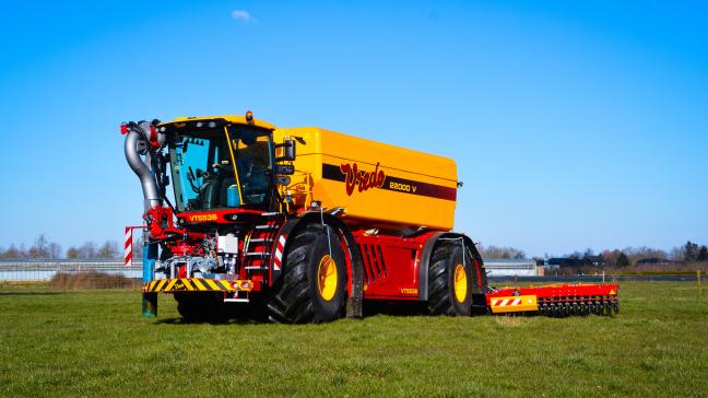 De VT5536 is de nieuwste mestzelfrijder bij Vredo.