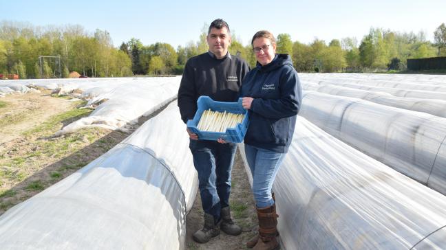 Koen en Nathalie zochten naar iets dat hen allebei erg lag. Ze kozen voor groenten, en in het bijzonder de aspergeteelt.