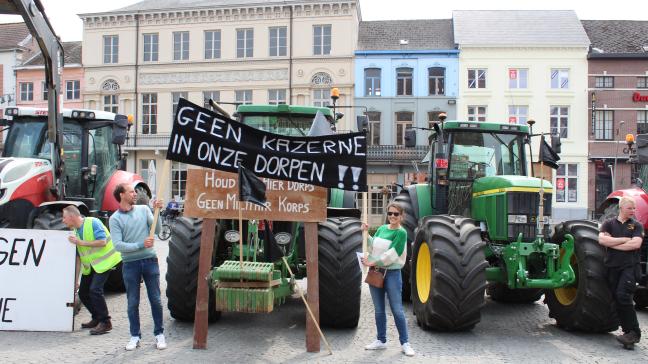 De landbouwers en omwonenden zien de bouw van een nieuwe legerkazerne in Geraardsbergen niet zitten.