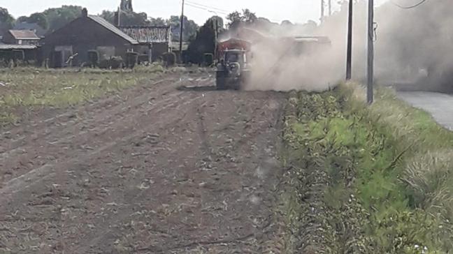 De droogte was merkbaar in vele teelten.