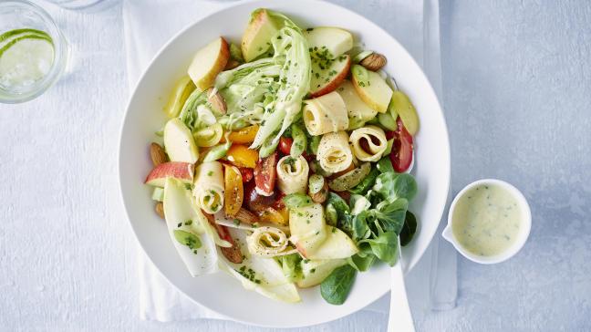 Salade met appel en Belgische kaas (2)
