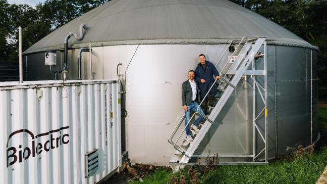 Energieplatform Bolt sloot zijn tiende pocketvergistingsinstallatie aan.