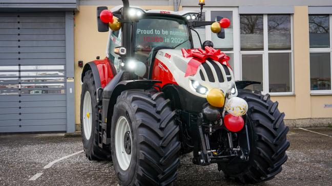 Steyr produceerde in 2022 10.000 tractoren in zijn Oostenrijkse fabriek.