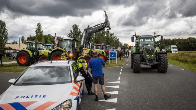 In tegenstelling tot eerder boerenprotest waren op 11 maart geen tractoren toegelaten in het centrum van Den Haag.