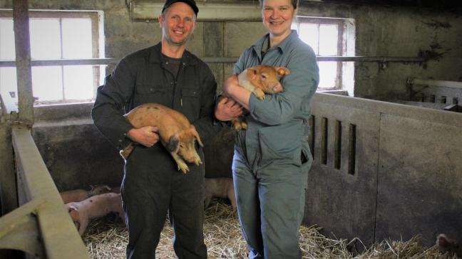 “We zijn er nog niet uit hoe het na 2026 verder moet met de boerderij en de korteketenwinkel“, zeggen Luc en Mieke van de Zwalmbeekhoeve.