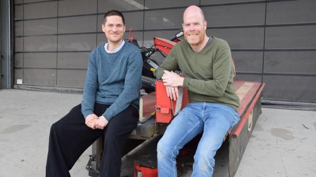Theatermaker Adriaan Severins (links) en acteur Bruno Vanden Broecke stonden onmiddellijk achter het project.