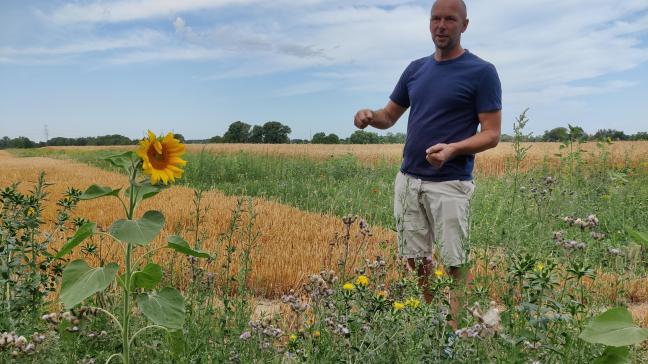 Dominik wil landbouw en natuur met elkaar verweven. Zo wil hij verduurzamen naar de toekomst toe.