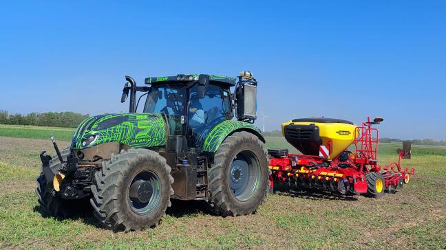 De Hybrid CVT-tractor van Steyr.