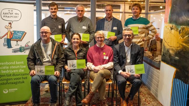 De eerste geselecteerde projecten werden ingediend door bedrijven uit Geel, Ieper, Merelbeke en ook door 2 bedrijven uit Nederland.