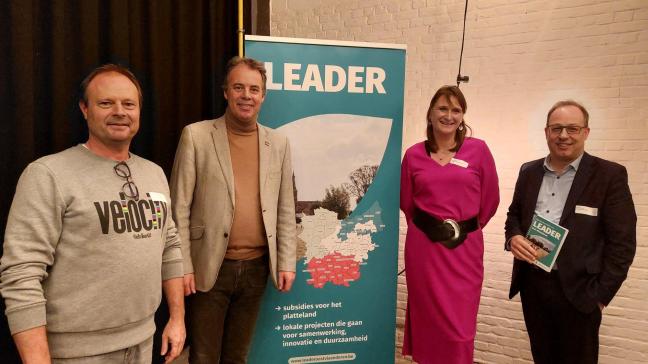 Er werden 3 LEADER-gebieden erkend voor de periode 2023-2027:
