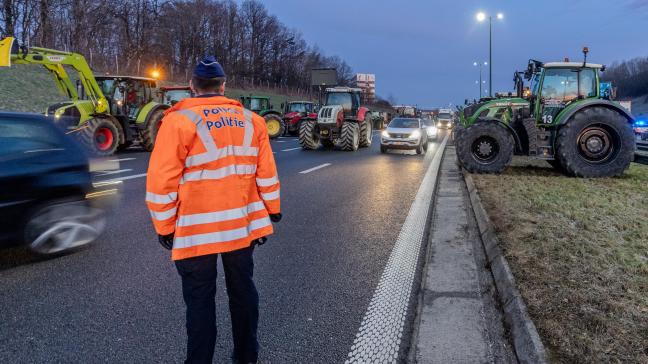 Op diverse plaatsen in het land vonden landbouwprotesten plaats op maandag 29 januari.