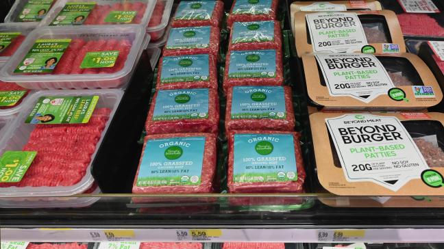 Beyond Meat heeft een flinke daling in de vraag naar zijn producten gezien.