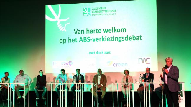 Het verkiezingsdebat van het Algemeen Boerensyndicaat (ABS) op 21 mei in Aalter verliep met veel  animo.