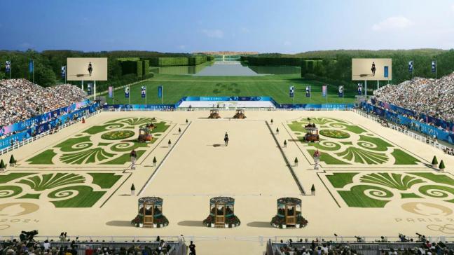 De hoofdpiste op het domein van het kasteel van Versailles. Is er eigenlijk meer grandeur denkbaar?