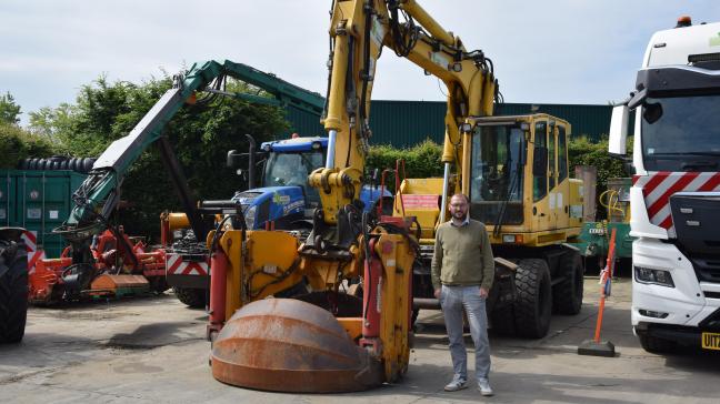 Dieter Lannoo, Directeur Divisie Noord Landscape Services, gaf ons meer toelichting bij de activiteiten van Krinkels.