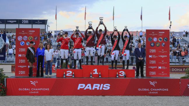 De teamproef van de Global Champions League in Parijs bracht een tweede podiumplaats voor de tweeling Philippaerts, Nicola en Olivier.