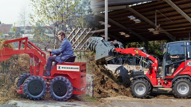 Toen en nu: de Hoftrac’s van Weidemann maakten een enorme evolutie door.