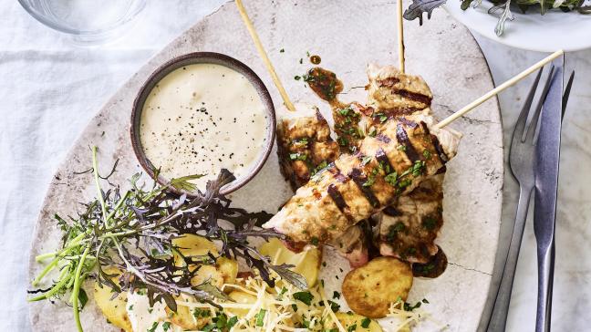 Brazade van kalfsvlees met aardappelen en truffelamyonaise 01