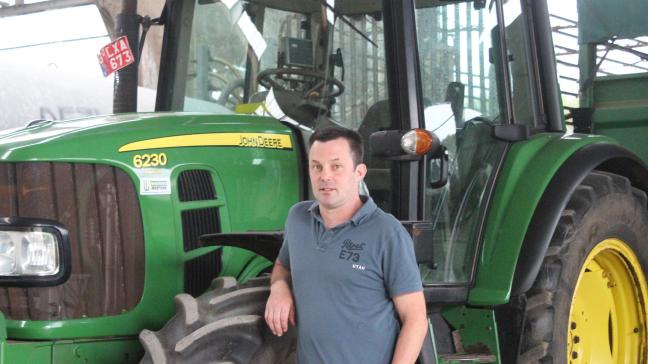 Andy Van Rossem uit Lokeren is een van de tientallen landbouwers die deelnemen aan de Dag van de Landbouw.