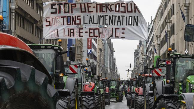 De landbouwers van de Waalse landbouworganisatie Fugea betogen volgende week woensdag 13 november in de Europese wijk in Brussel.