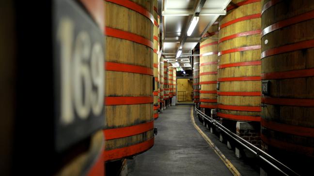 De foeders van Rodenbach, een van de trekkers van het dossier.