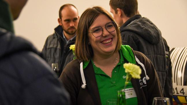 Justine Arkens werd op 1 april 2024 voorzitter van Groene Kring, de jongerenorganisatie van Boerenbond.
