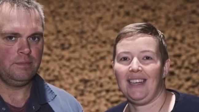 Grondwitlooftelers Yves Flawinne en Veronique Smits.
