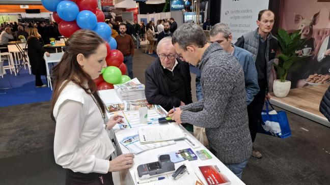 Op de stand van Landbouwleven was het heel de tijd gezellig druk.