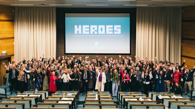 Heroes, een nieuwe Europese universitaire alliantie waarvan Thomas More-hogeschool de trotse stichter is, werd gelanceerd op de Campus Geel.