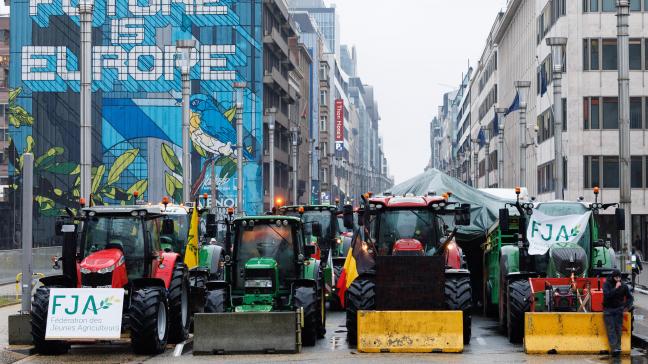 FJA en Fugea namen vorig jaar deel aan de boerenprotesten tegen het Europese landbouwbeleid in Brussel.