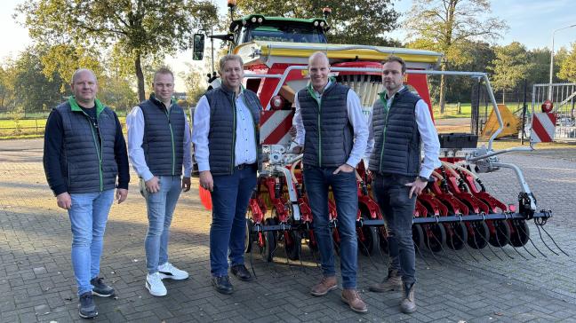 Het team van Pöttinger in Nederland.