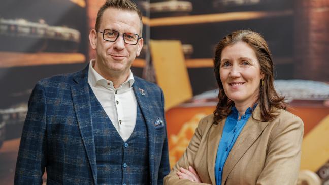 Tom Schiettecat en Betty Eeckhaut van Milcobel zijn overtuigd van de meerwaarde van een coöperatieve structuur.