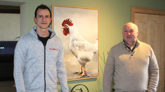 Martijn Chombare (links) en Chris Dhondt (rechts) vrezen voor een verschuiving van de kalkoenvleesproductie  naar het buitenland.